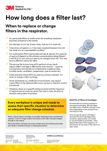 9. 3M ANZ RPD Fit Test Poster -When to change a filter