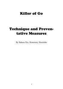 Sakata Eio - Killer of go  technique and preventative measures-Yutopian Enterprises (1994)