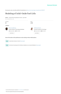 Modeling of Solid-Oxide Fuel Cells