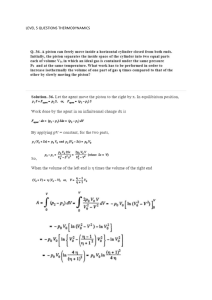 Thermodynamics Problem: Isothermal Expansion Solution