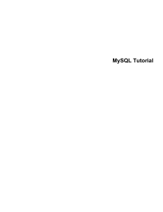 MySQL Tutorial: Learn Database Basics & Queries