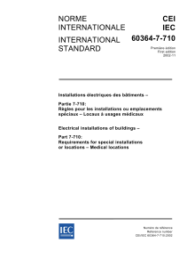 IEC 60364-7-710: Medical Electrical Installations Standard