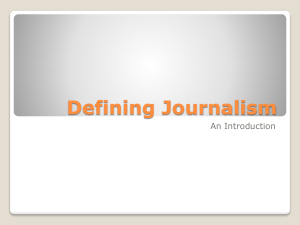 Defining-Journalism