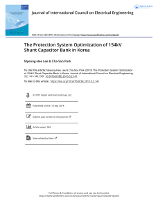 The Protection System Optimization of 154kV Shunt Capacitor Bank in Korea