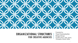 Organizational Structures for Creative Agencies 2022