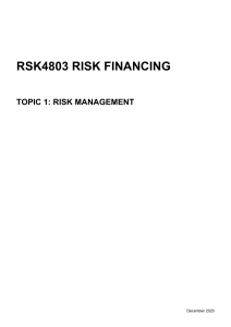 RSK4803 Topic 1