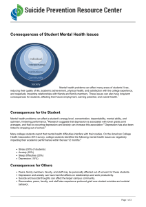 Suicide Prevention Resource Center - Consequences of Student Mental Health Issues - 2020-06-16