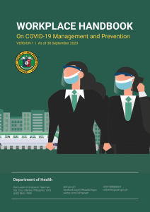 Workplace Handbook relating COVID19