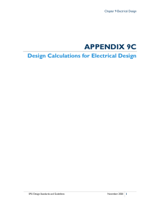 Design Calculations for EE Design