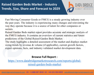 Raised Garden Beds Market Size, Share & Top Trends Analysis Report to 2029