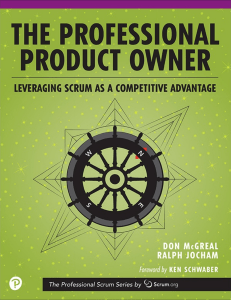 The Professional Product Owner  Leveraging Scrum as a Competitive Advantage ( PDFDrive )