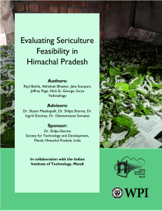 Sericulture Feasibility in Himachal Pradesh, India