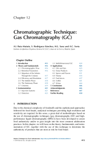 Chapter 12 - Chromatographic Technique- Gas Chromatography (GC)