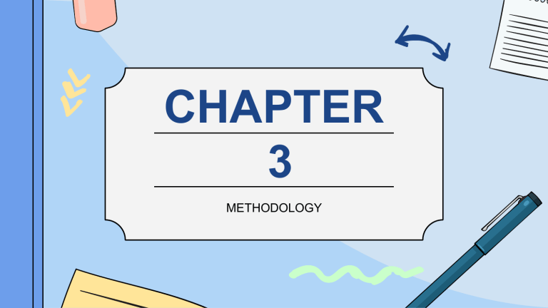 chapter 3 methodology guide