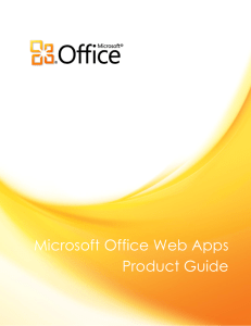 Microsoft Office Web Apps Product Guide Final (1)