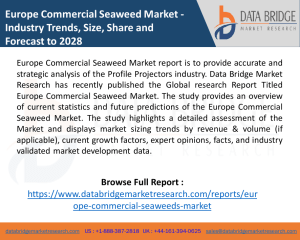 Europe Commercial Seaweed Market