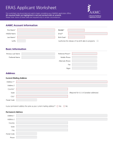 ERAS Applicant Fillable Worksheet 2023