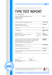 Type test report CB24-630