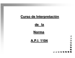 INTERPRETACION DE LA NORMA API 1104