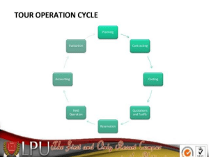 tour operation process