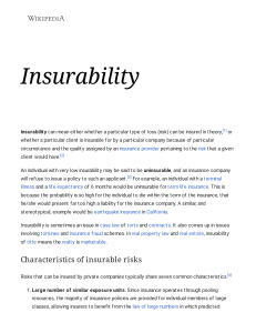 Insurability - Wikipedia