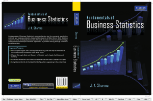 Business Statistics J K Sharma