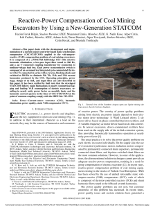 Reactive-Power Compensation of Coal Mining Excavators by Using a New-Generation STATCOM (2)