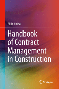 Haidar2021 Book HandbookOfContractManagementIn