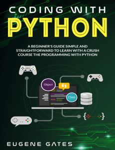 Coding with Python A Simple And Straightforward
