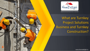 What is Turnkey Project Business and Turnkey Construction