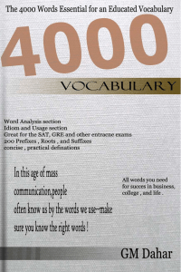 GM Dahars 4000 vocabulary