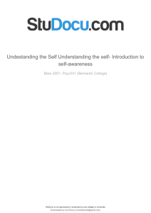 undestanding-the-self-understanding-the-self-introduction-to-self-awareness