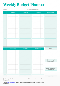 Weekly Money Expense Planner-a4