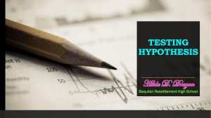 Q4 W1 TESTING HYPOTHESIS