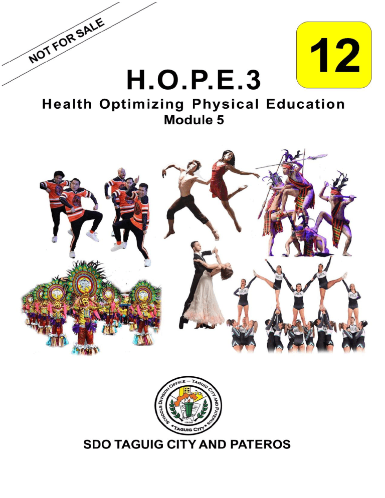 Hope 3 Dance Module H.O.P.E. 3 Module: Ballroom Dance for Fitness