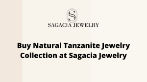 Buy Natural Tanzanite Jewelry Collection at Sagacia Jewelry