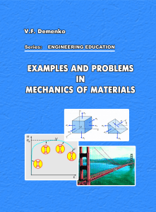 Examples and Problems in Mechanics of Materials