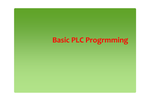 Ladder Logic Programming