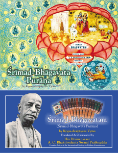 Srimad-Bhagavatam Book Presentation English