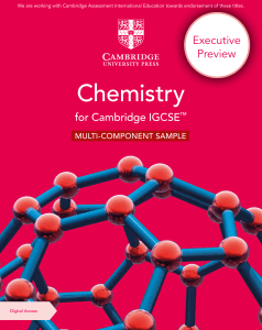 Cambridge IGCSE Chemistry Executive Preview Digital 