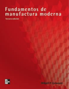 Mikell Groover - Fundamentos de Manufactura Moderna - McGraw Hill Interamericana (2007)