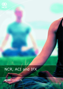 NCR ACI IFX Brochure