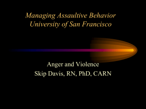 SMART Training Managing Assaultive Behavior