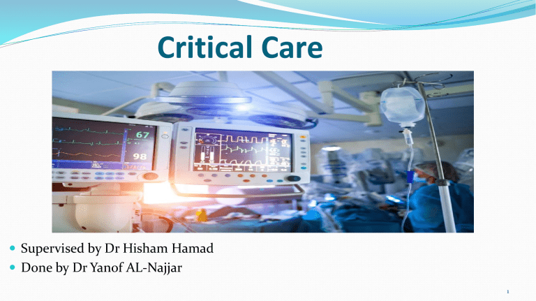 thesis critical care