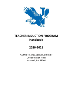Teacher Induction Program Handbook 2020-2021
