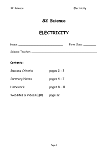 08 Electricity - Booklet