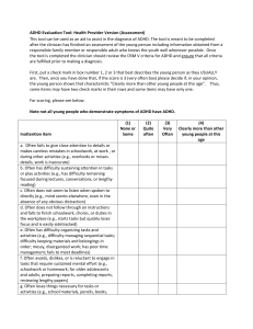 ADHD-Clinician-Evaluation-Tool