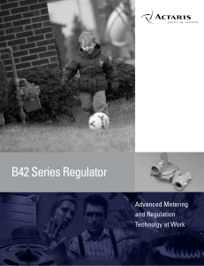 B-42 J1G Gas Regulators