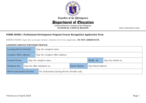 DNCR-F-HRD-020-Form-R1-PD-Program-and-Course-Recognition-Application-Form