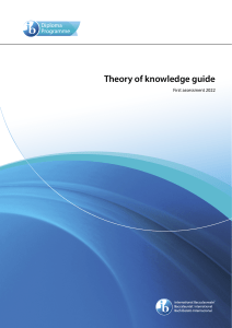 theory of knowledge guide 2022
